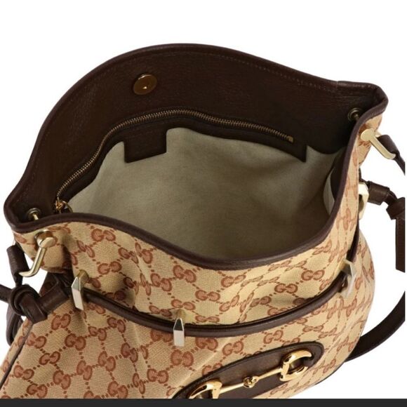 Gucci 1955 Horsebit Canvas Messenger Bag - Picture 5 of 16